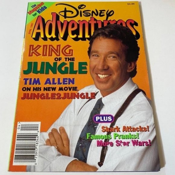 Vintage Disney Adventures Magazine King Of The Jungle Star Wars & More April 199 - Picture 1 of 8